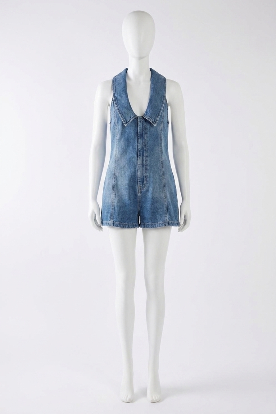 NEW FREE PEOPLE dover playsuit in candy